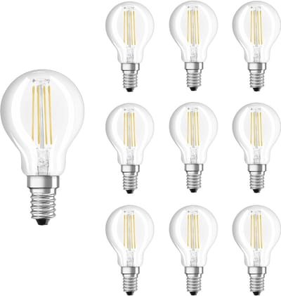 Osram LED SST Classic P45 Lamp E14 - 5W 470lm 4000K 230V - Ø45mm - Geschikt voor wandlampen, plafonnières, keukens - 10 stuks