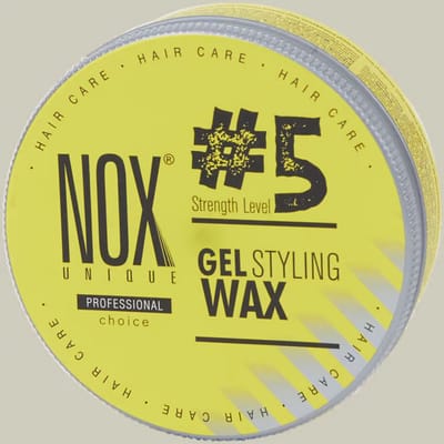 Nox Unique Proffesional Choice | Haargel Stylingwax | Hair Wax| Haarwax| Haargel| Gel| Aqua wax| Aqua haarwax| Cire Coiffante Nox Gel Styling Wax #5 150mL