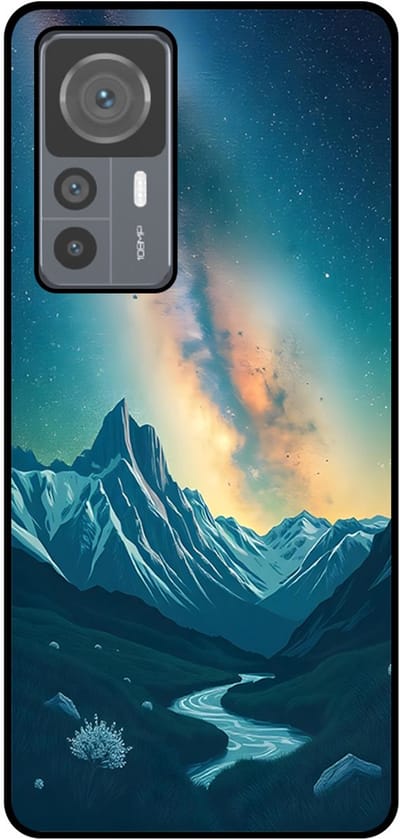 Smartphonica Telefoonhoesje Geschikt voor Xiaomi 12T / 12T Pro met Sterrenhemel Opdruk - TPU Backcover Case With Space And Milkyway Design geschikt voor Xiaomi 12T;Xiaomi 12T Pro