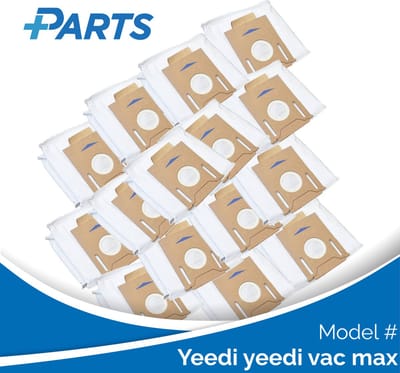 Yeedi yeedi vac max Stofzakken (15 Stuks, Plus.Parts® alternatief voor D-DB03)