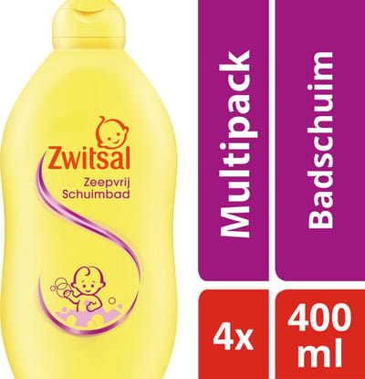 Zwitsal Schuimbad 400ML 4x