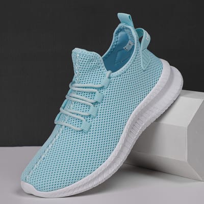 Damesschoenen Mode Sneakers Voor Dames Flats Ademend Lichtgewicht Instapper Tenis Wandelschoenen 35 gray