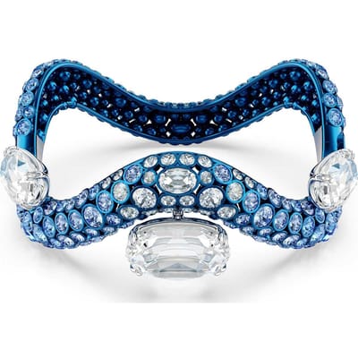 Swarovski armband Sublima 5692102 blauw | Swarovski sieraden met kristallen, golvend design, luxe uitstraling, sprankelend stijl