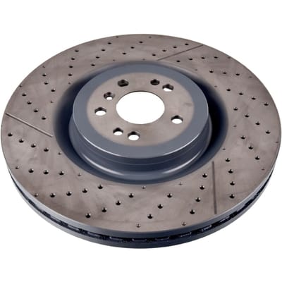 Remschijf FEBI BILSTEIN 107723 voorkant, geventileerd, sleuf, sterk gecarboniseerd, 1 Stuk