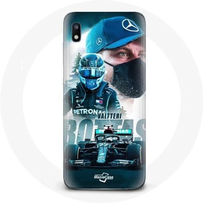Case voor Samsung Galaxy A10 Formule 1 Valtteri Bottas F1 Driver Zwart zwart