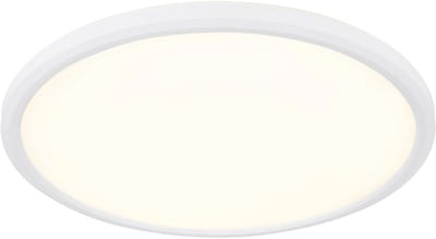 Globo Moderne LED Plafonnieres Sapana 1 Lichtpunt Rond Wit Kunststof Slaapkamer Gang/Hal Badkamer Keuken Dimbaar IP44 Diameter 29,5cm