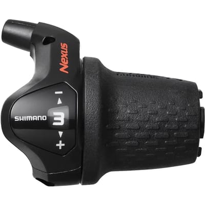 Draaiversteller 3 speed Shimano Nexus SL-3S42E met kabels en clickbox - zwart