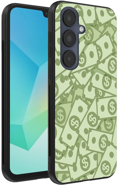 Smartphonica Telefoonhoesje Geschikt voor Samsung Galaxy A16 met Geld Opdruk - TPU Backcover Case With Money Design geschikt voor Samsung Galaxy A16