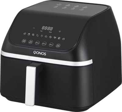QONOS Airfryer oven Air One Duo 8,5L - Cycloon luchttechnologie - 2200w - PFAS- vrij