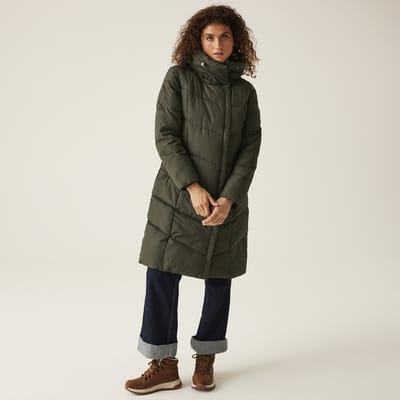Gevulde Jas Hiking Dames Waterafstotend Windbestendig