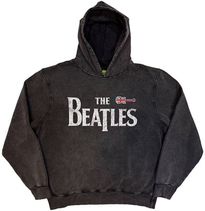 The Beatles - Guitar & Drop T Hoodie/trui - M - Grijs