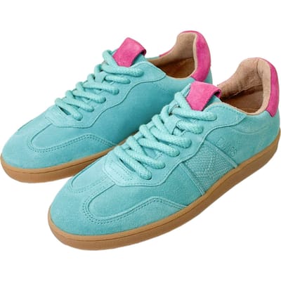 DWRS label Poona Turquoise / Fuchsia Maat: 36 | Sneakers Outlet | Dames | Blauw