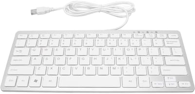 MTTproducts - Ultradun USB-toetsenbord met 78 Toetsen en Stilte Functie