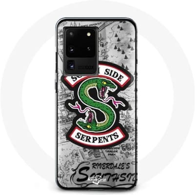Hoesje voor Samsung Galaxy S20 Ultra Riverdale zuidkant slangenlogo