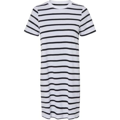 ESMARA Dames jurk (banden zwart/wit, XS (32/34))