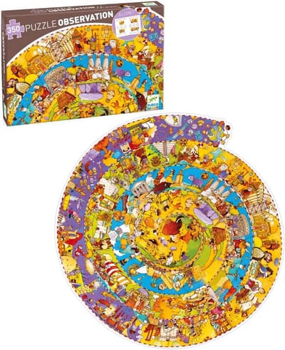 Puzzel Verhaal - 350 Stukjes - Educatief Spel - Met Boekje Poster - 40 x 5 x 25 cm