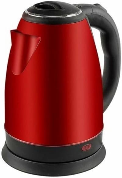 Elektrische Waterkoker - Snel Water Koken - Koffie Thee Maken - Groot Volume - 2 Liter - Rood