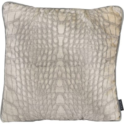 NOVÉE Velvet silver snake | 45 x 45 cm | kussenhoes | velvet/ polyester
