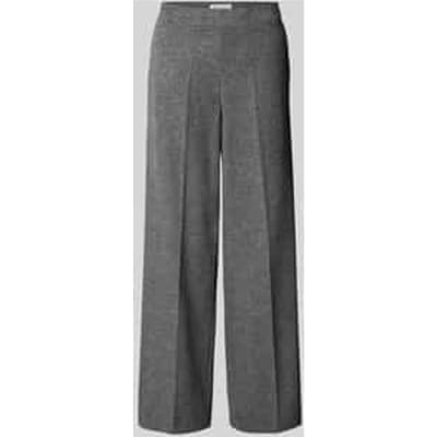 Wide leg pantalon van katoenmix