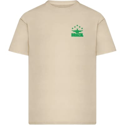 Mister Tee - Iconic Brazil Oversize Heren Tshirt - XS - Creme