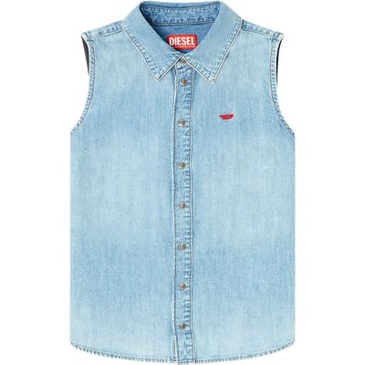 Diesel de-eazy-sl shirt blauwe vrouw