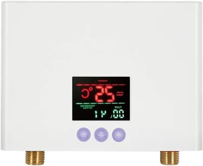 Elektrische Boiler - Directe Verwarming - Direct Warm Water - LCD Afstandsbediening - 3000W - Wit