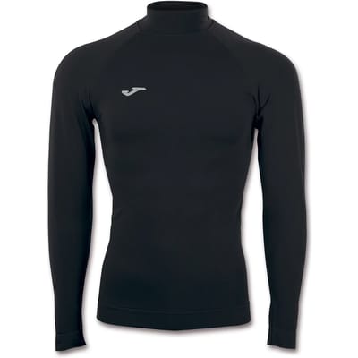 Joma Brama Classic Shirt Opstaande Kraag Kinderen - Zwart | Maat: 128-140