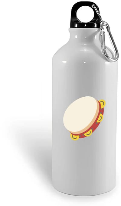 Hacebo® - Tamboerijn waterfles - Drum - Tamboerijn spelers - Muzikant - slaginstrument - trommel - water fles - 400ML