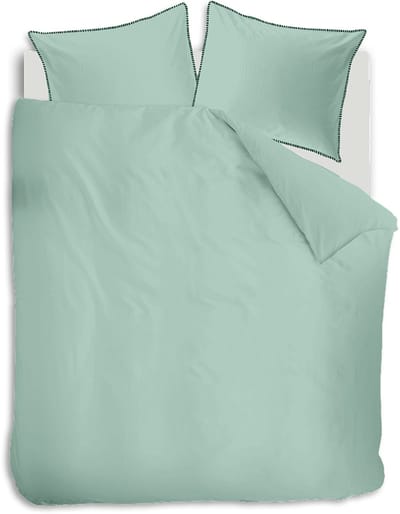 Auping Forest green percale Dekbedovertrek - Tweepersoons 200 x 220 cm - Biologisch katoen - Groen
