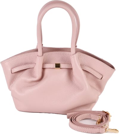 Giulino lederen handtas Joyce - Made in Italy - Dames - Roze