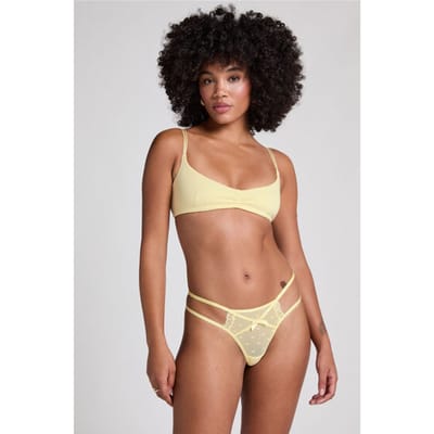 Hunkemöller String Melda Geel