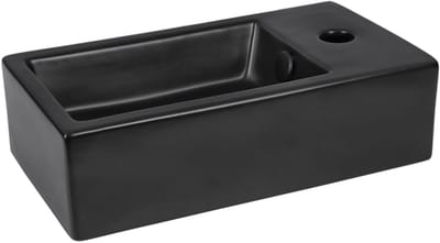 Differnz Hura Fontein - 40x22x11.5cm - keramiek - zwart