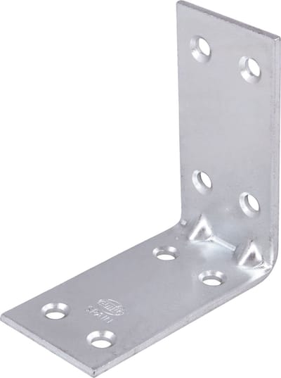 AMIG hoekankers/stoelhoeken - 16x - verzinkt staal - breedte 3cm - lengte 2 x 6cm
