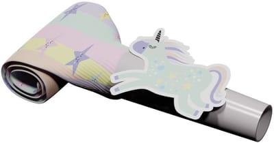 Roltongen Unicorns & Rainbows 24cm - 6 stuks