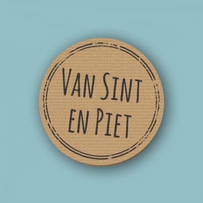 Stickers Sinterklaas - van Sint en Piet - Sticker - Sluitsticker - Schoen zetten - Envelop stickers | Cadeau – Gift – Cadeauzakje – Traktatie - 5 december - Pakjesavond | Chique inpakken - DH collection