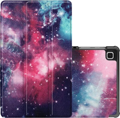 Hoes - Geschikt voor Samsung Galaxy Tab S6 Lite - Dun & Stevig - Trifold Bookcase - Hard Cover - Hardcover Book Case - Tablet Hoesje - Galaxy