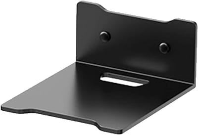 Wandrek Router - Metalen Plank - Elektronica Opslag - Boorvrije Installatie - 145 x 12 x 6 cm - Zwart