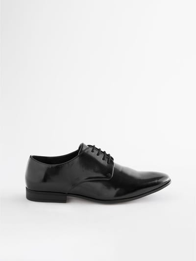 Next - Heren - Derby-veterschoenen - Zwart
