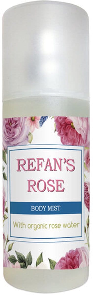 Refan natuurlijke en hyper allergische Rozen water deodorant spray 125ml