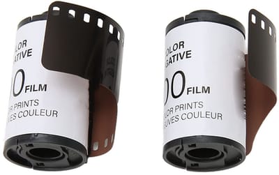 JHUBERS- Kleurfilm Hoge Verzadiging - 35mm Film - ISO 200 - 2 Rollen - Hoge Definitie - Fijne Korrel - Geschikt voor Portretten - Negatiefilm