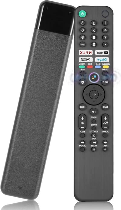 Vervangende afstandsbediening voor Sony TV met spraakbesturing, compatibel met Bravia XR/XBR/KD/K Series, ideaal voor Google en Android TV, 2019-2025