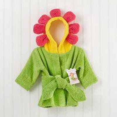 Finnacle - Badjasje - Baby badjas - Badjas voor je kindje - Bloem - Met kam en borsteltje - Universeel - Schattig badjasje