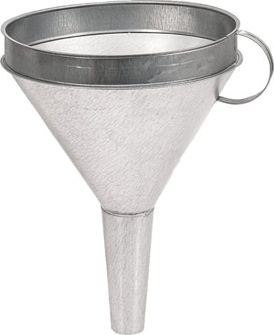 Agtech Granit Parts Germany - Grote Metalen Trechter - Diameter 23 cm - Verzinkt Staal - Extra Sterk