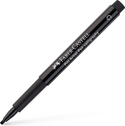 Faber-Castell kalligrafie pen - Pitt Artist Pen - 199 zwart - FC-167599