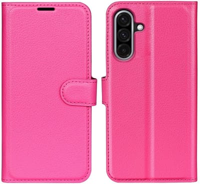 Coverup Hoesje - Geschikt voor Samsung Galaxy A36 / A56 Hoesje - Coverup Book Case - Pink