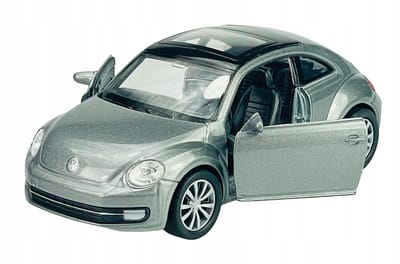 Welly VW Kever Modelauto Metaal 1:34 Zilver Nieuw