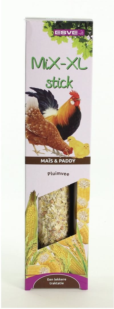 Esve Mix-Xl Stick Pluimvee - Kippenvoer - Mais Rijst 219 g per stuk