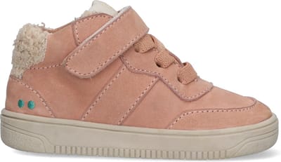 BunniesJR 224653-173 Meisjes Hoge Sneakers - Roze - Nubuck - Veters