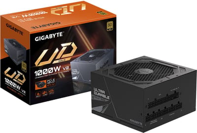 GIGABYTE UD1000GM PG5 V2 Voeding - 1000 Watt - 120 mm - ATX 3.1 - 80 Plus 80 PLUS Gold