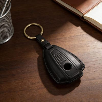 Étui à clés de moto Rétro en Cuir Pour Bmw R18 R1 R18B R18C Porte-clés de Voiture Porte-clés Étui à clés de Voiture Accessoires Porte-clés brown